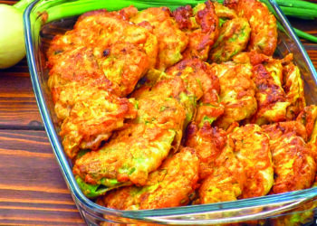 Капустяне листя в клярі