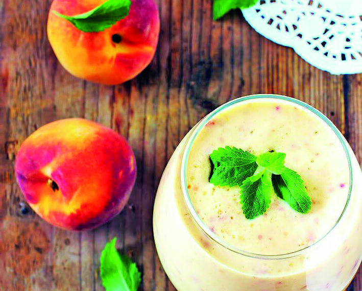 Суперсніданки: смузі з персиками