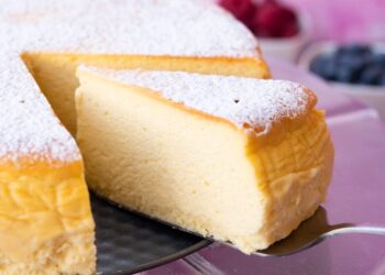 Кремовий сирник, як тістечко