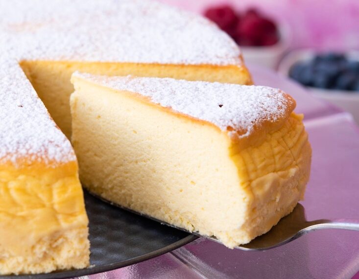 Кремовий сирник, як тістечко