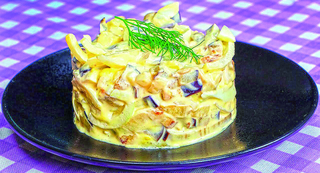 Салат з баклажанами