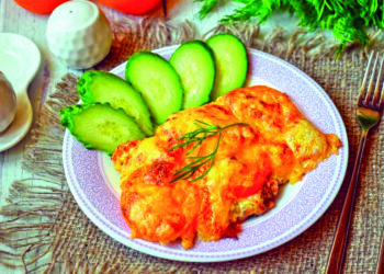 М’ясо під баклажанами