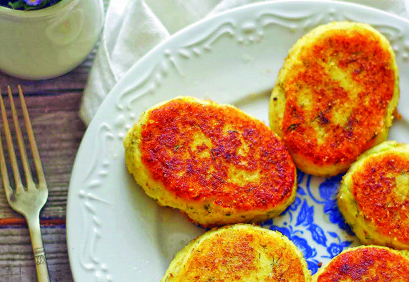 Рисово-кабачкові котлети з грибами