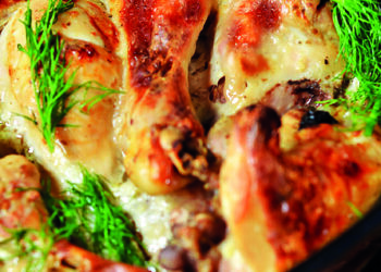 Курячі гомілки в сметанному соусі