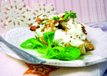 Риба у огірково-сметанному соусі