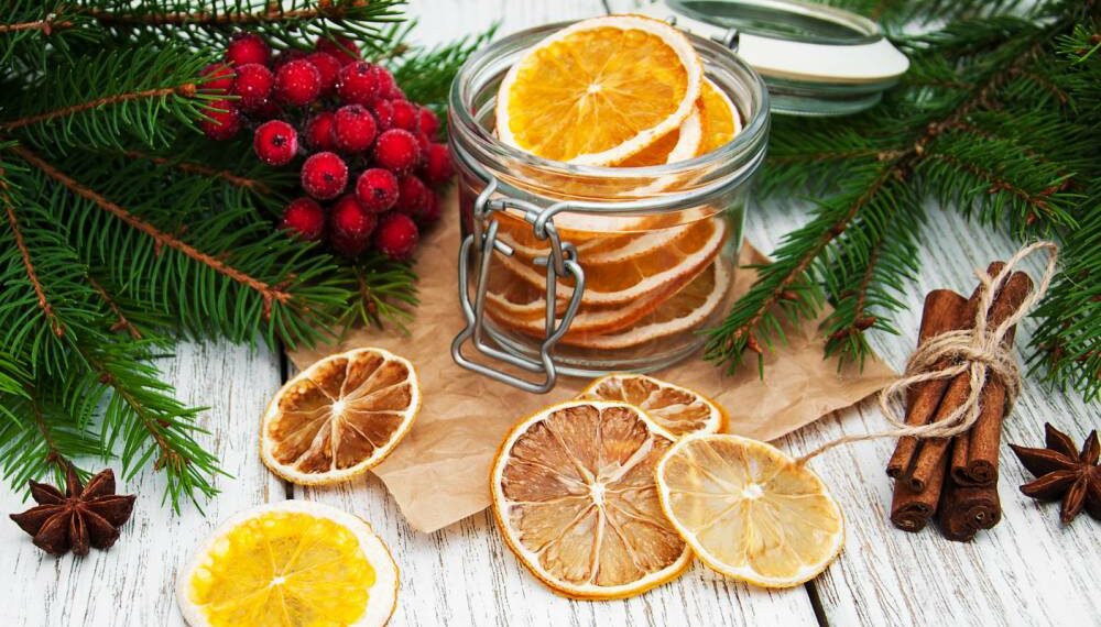 Апельсиновий декор до зимових свят