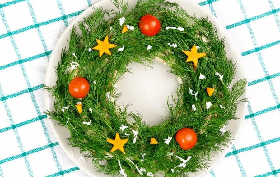 Салат “Новорічний вінок”