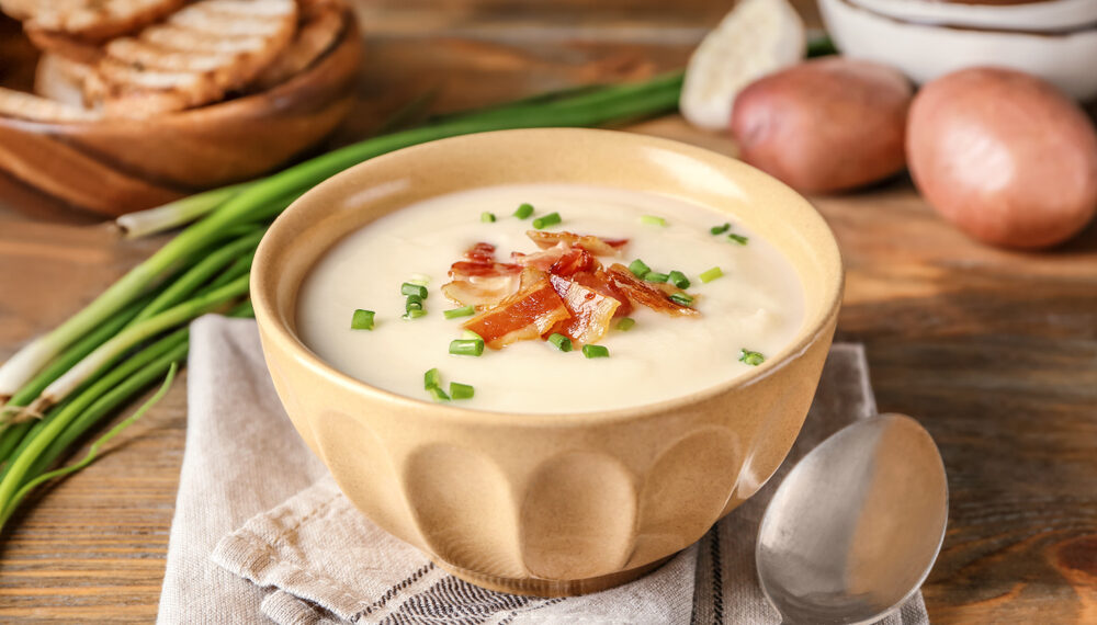 Ситний картопляний суп-підлива з м’ясом