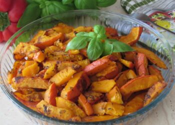 Пряний гарбуз у духовці — варіант гарніру