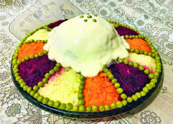 Салат “Єралаш” родини Джусь