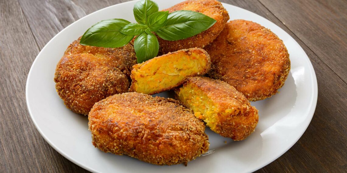 Горіхово-морквяні котлети