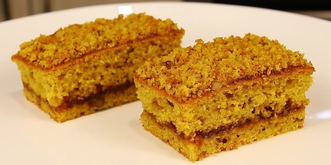 Пісний гарбузовий пиріг