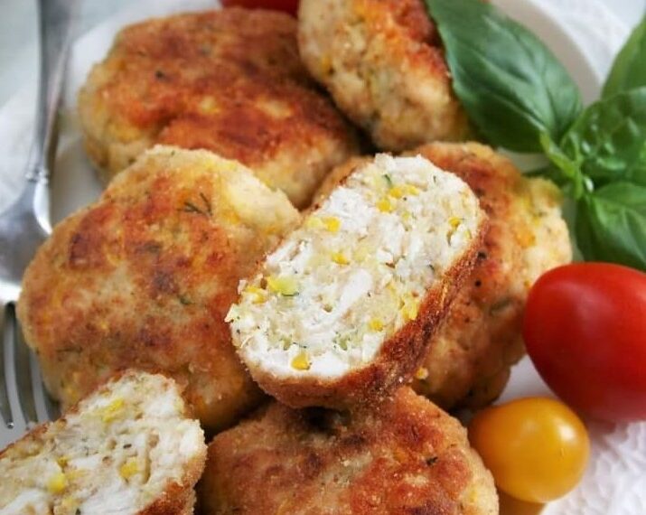 Курячі котлети з овочами