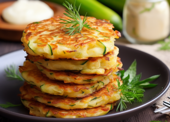 Деруни з картоплі та кабачків