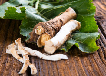 Хрін копають, як пожовкне листя