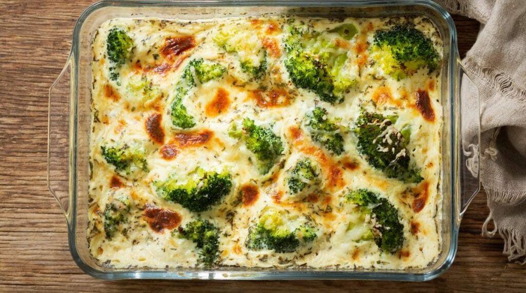 Броколі, запечена у вершках