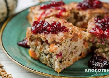 Гарбузово-яблучний пиріг