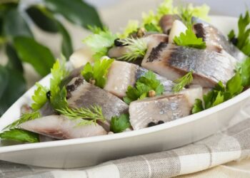 Малосольний оселедець