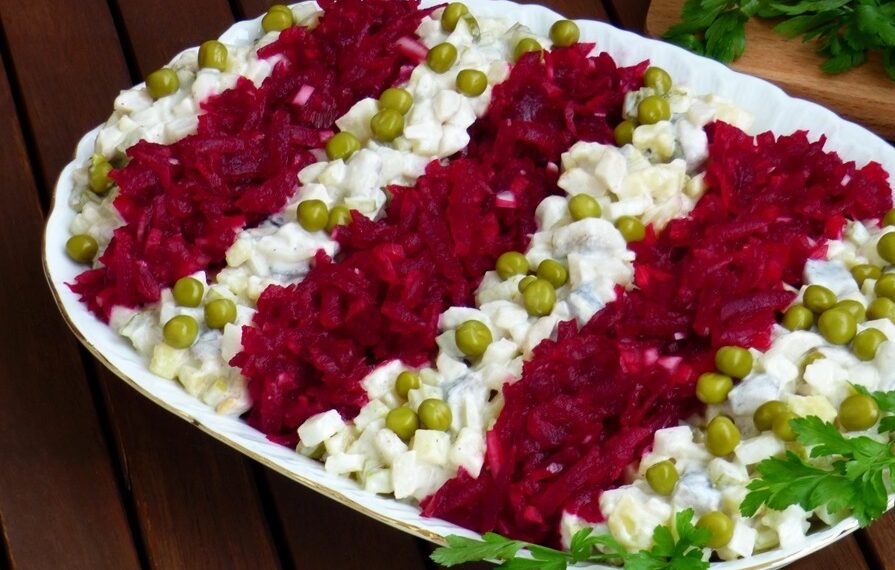 Салат з оселедцем «Смуга везіння»