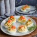Фаршировані яйця з лососем