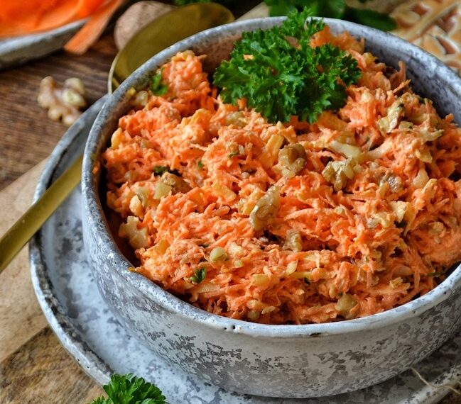 Салат із гарбузом «Зимове сонце»