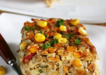 Гречана запіканка з овочами