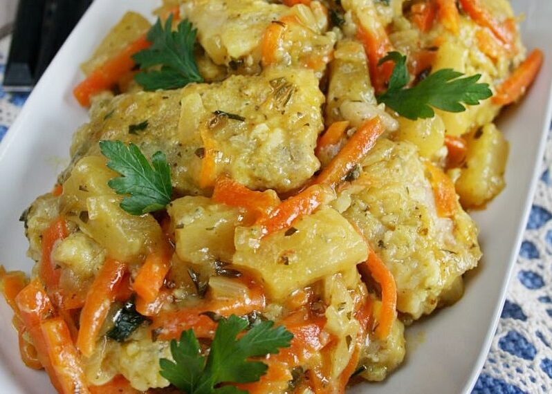 Риба в кисло-солодкому соусі