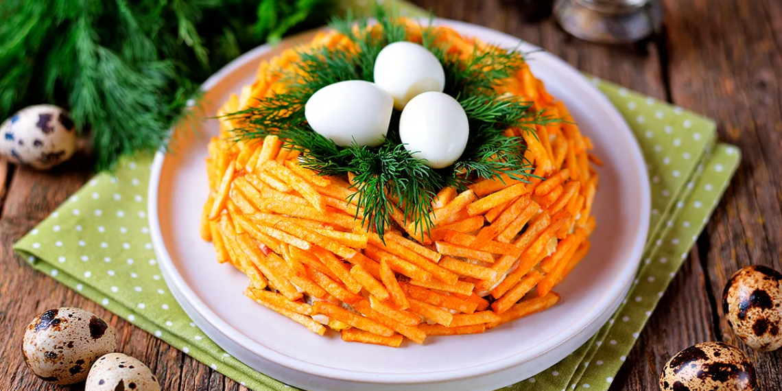 Салат «Пташине гніздо»