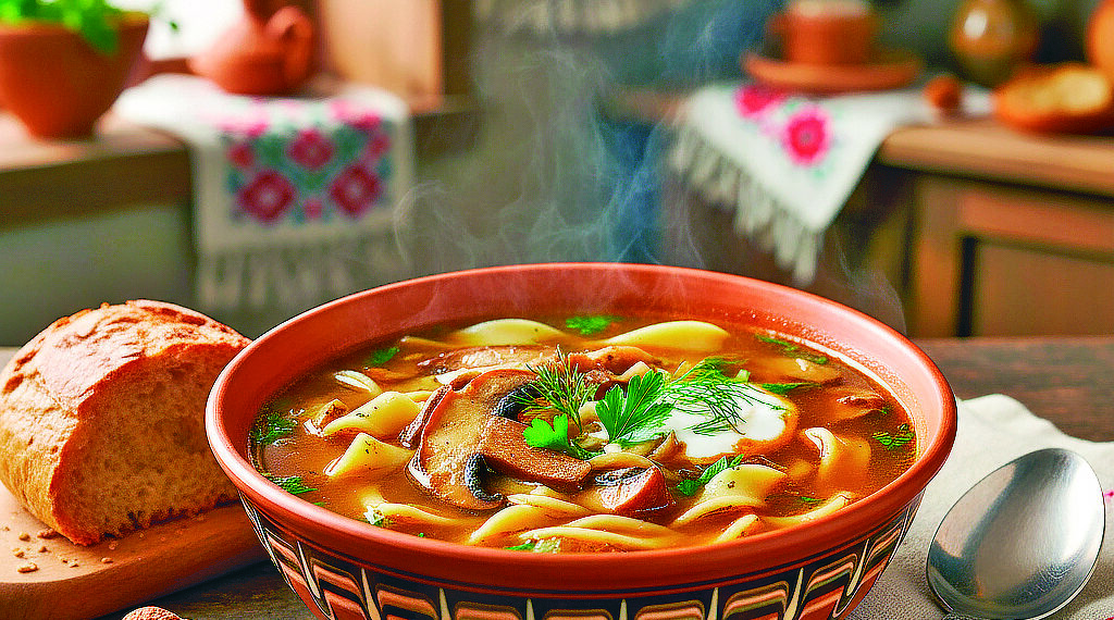 Карпатська грибна юшка