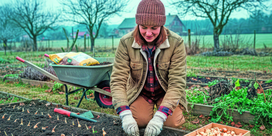 Висаджуємо цибулю під зиму