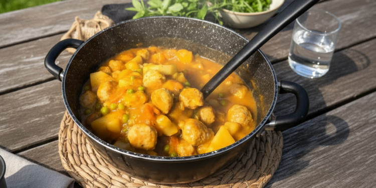 Рагу з фрикадельками