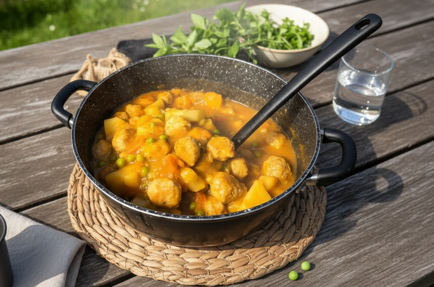 Рагу з фрикадельками