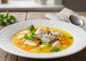 Рибна юшка з минтаєм