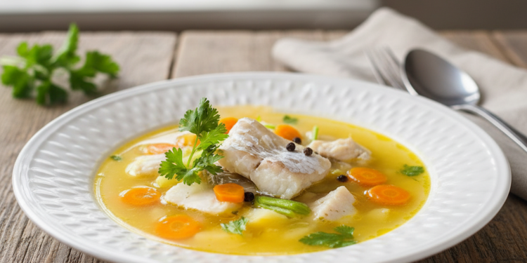 Рибна юшка з минтаєм