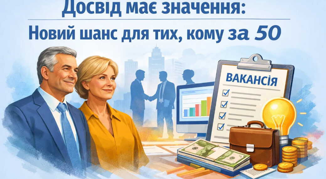 «Досвід має значення» — національний проєкт для тих, кому 50+