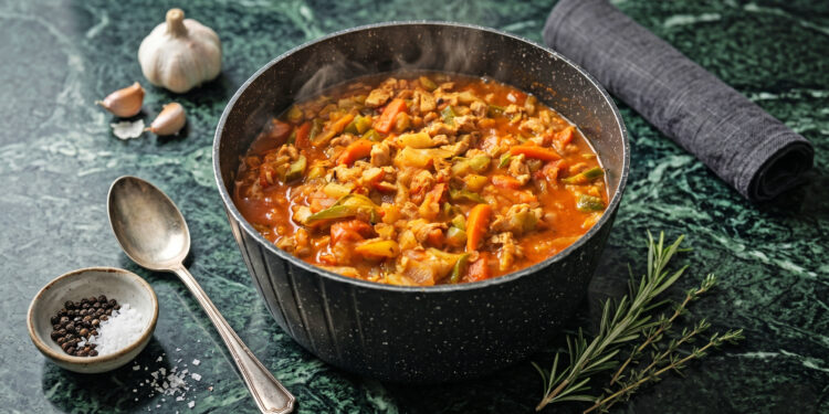 Кабачкове рагу з м’ясом