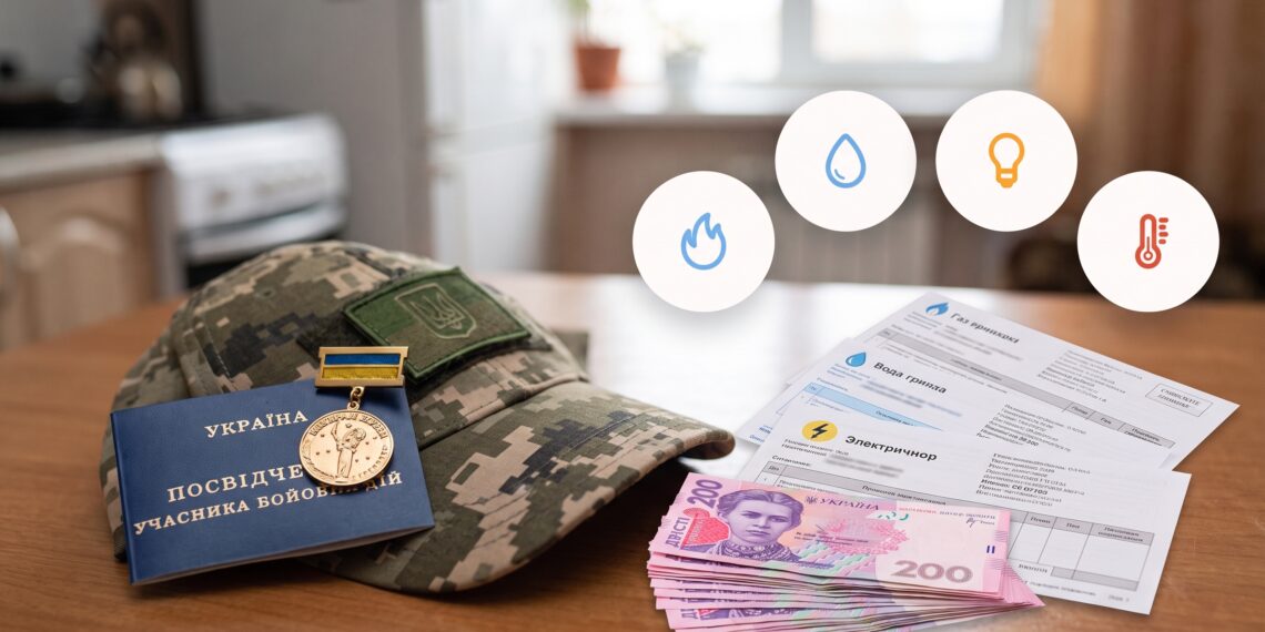 Пільги на комуналку для учасників бойових дій: покрокова інструкція